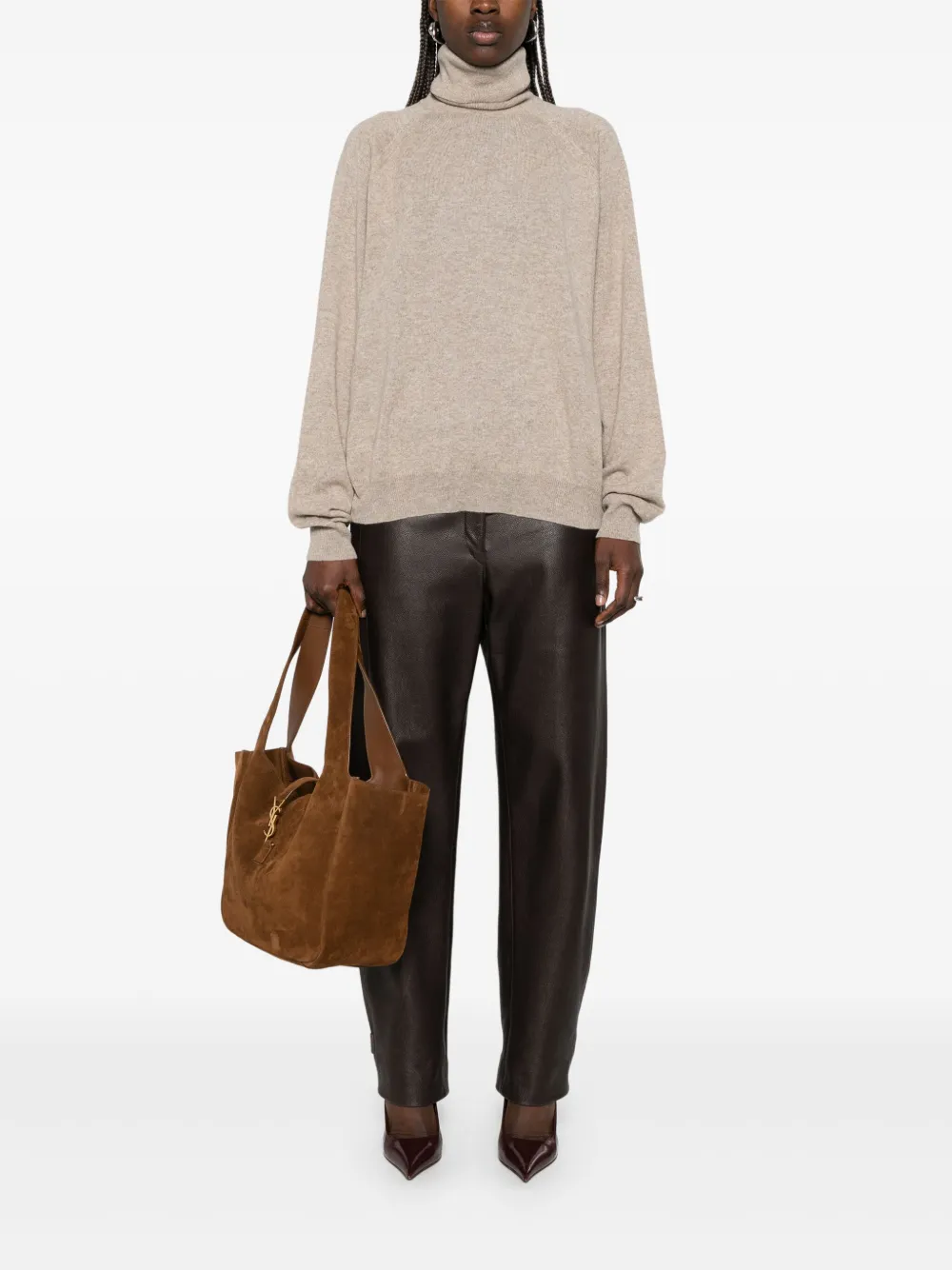 Saint Laurent Cassandre sweater - Beige