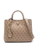 GUESS USA monogram tote bag - Brown