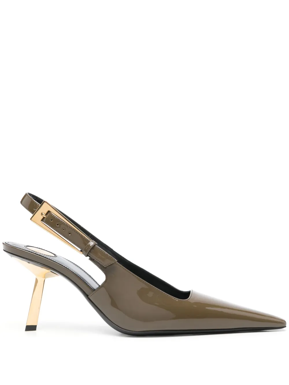 Saint Laurent 75mm Lee pumps Green