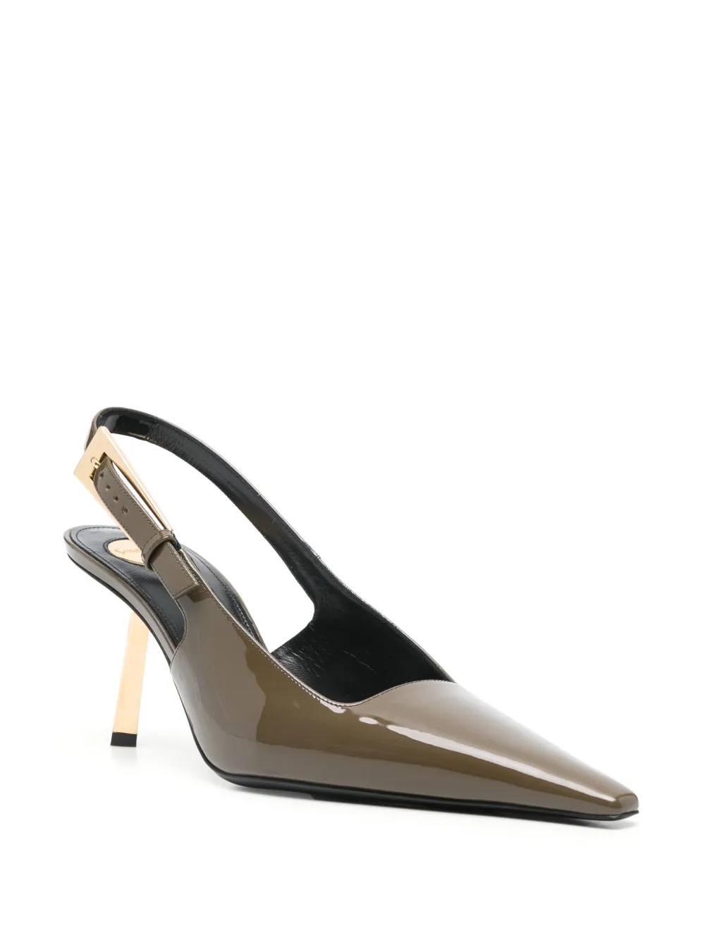 Saint Laurent 75mm Lee pumps - Groen