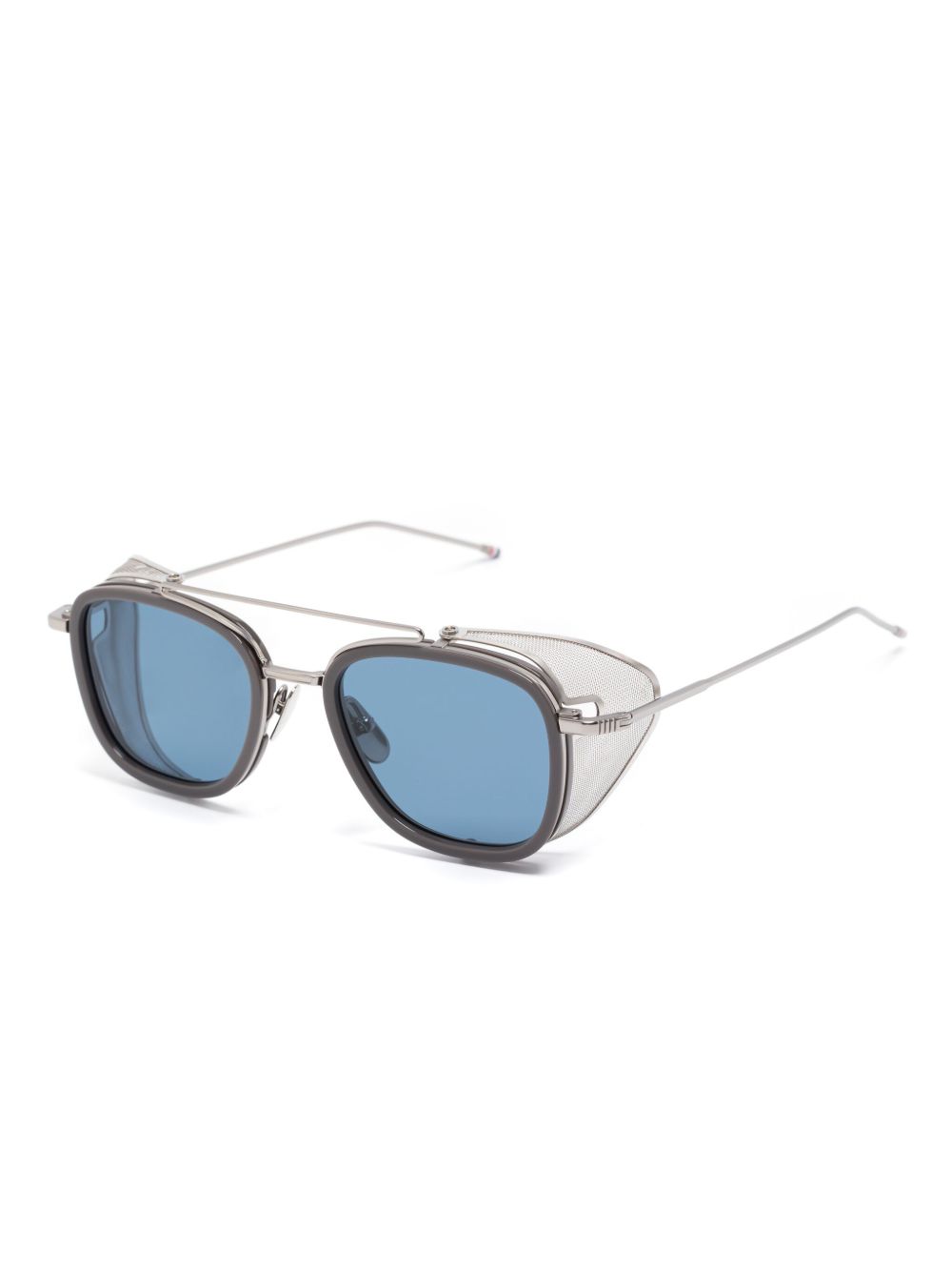 Thom Browne Eyewear side-shield sunglasses - Grijs