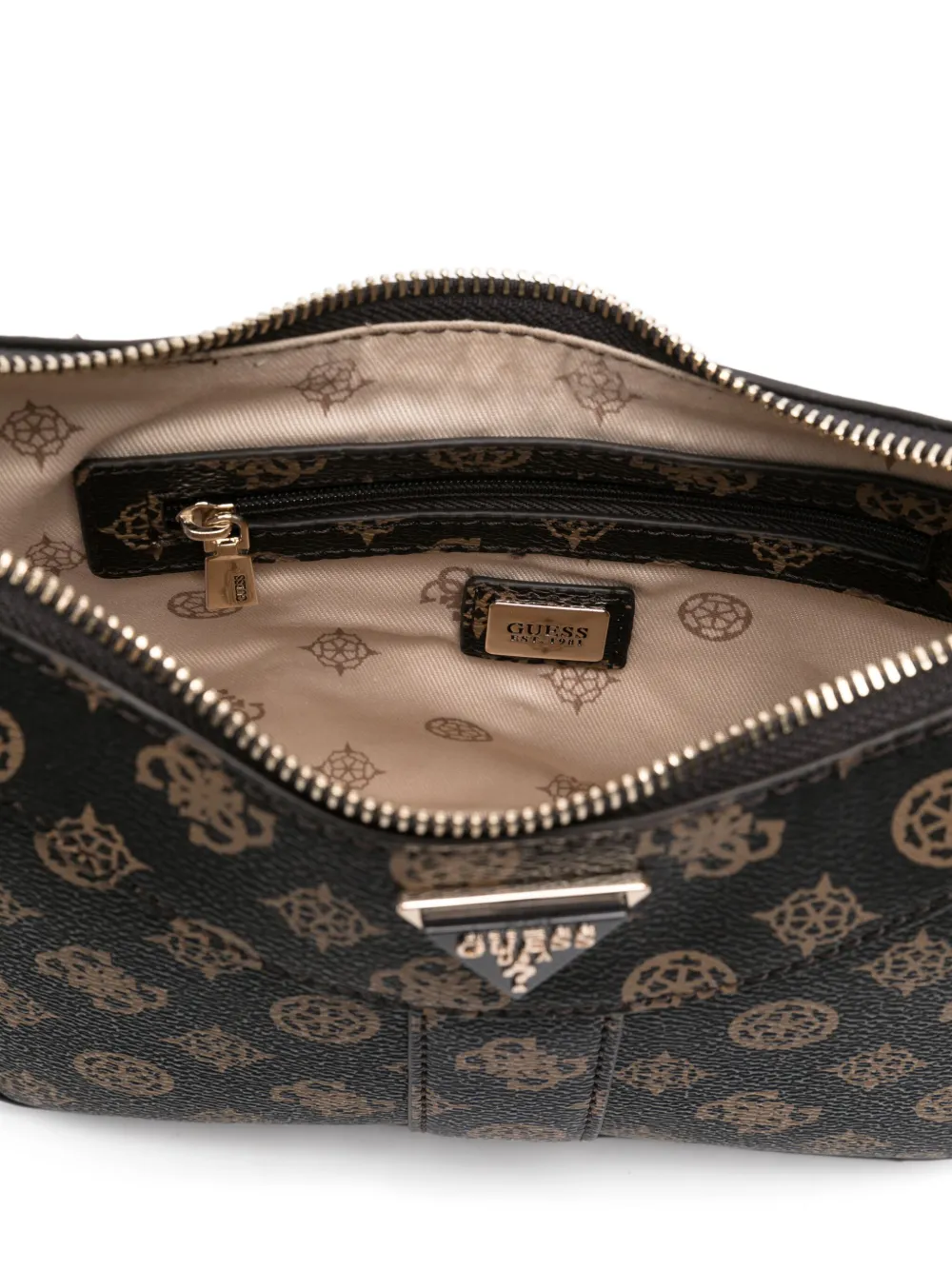 Guess Usa Dorys Crossbody Bag In Brown
