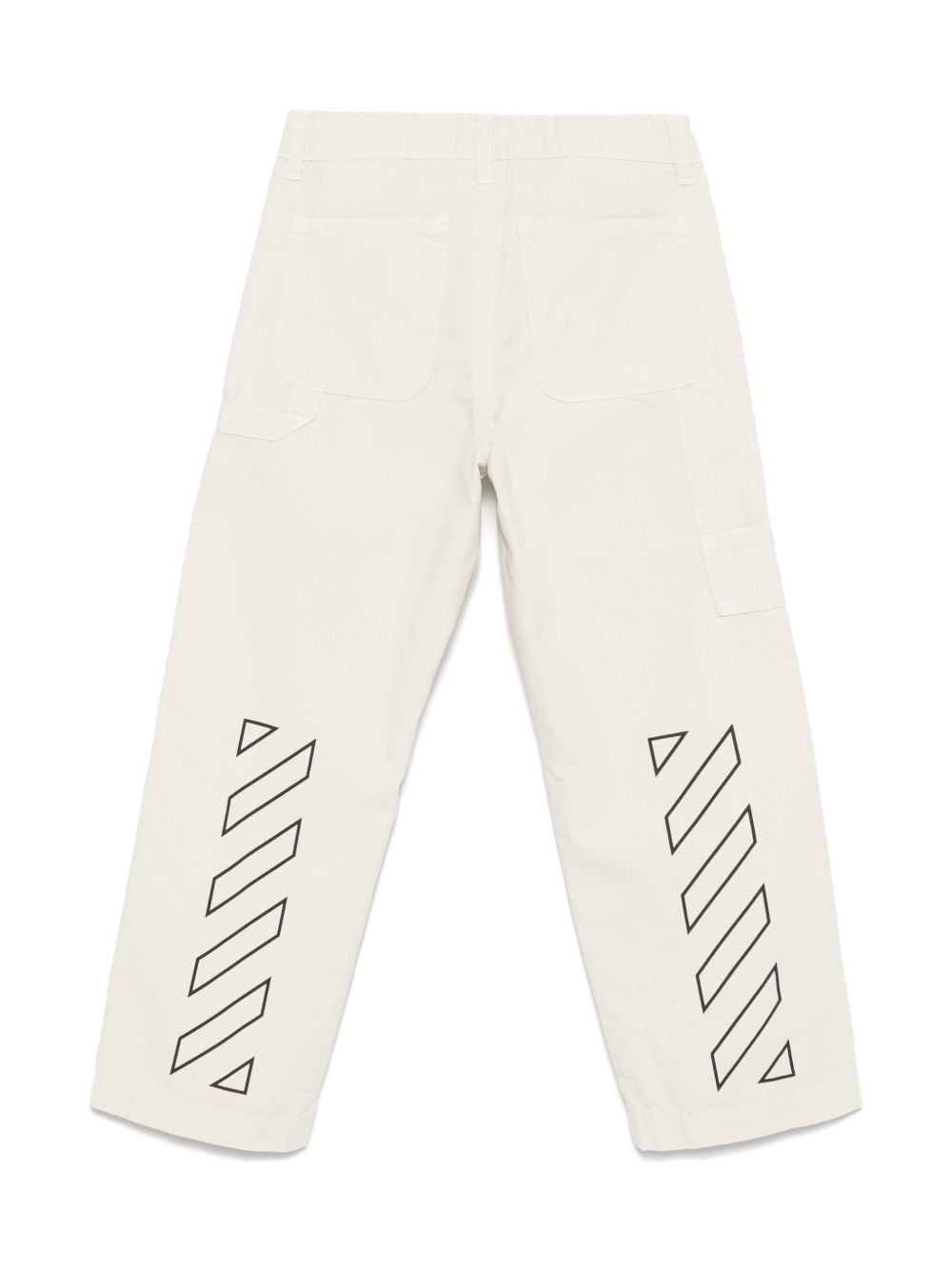 Off-White Kids Broek met logoprint - Beige