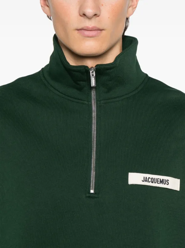 Jacquemus The Gros Grain Sweatshirt | Green | FARFETCH