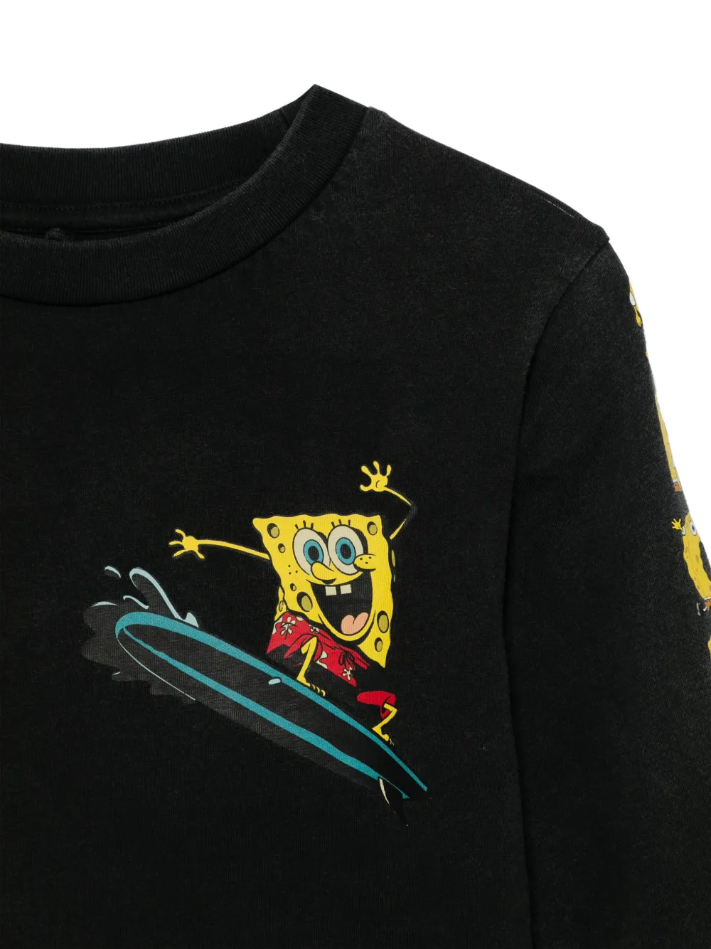 Stella McCartney Kids x SpongeBob T-shirt met print Zwart