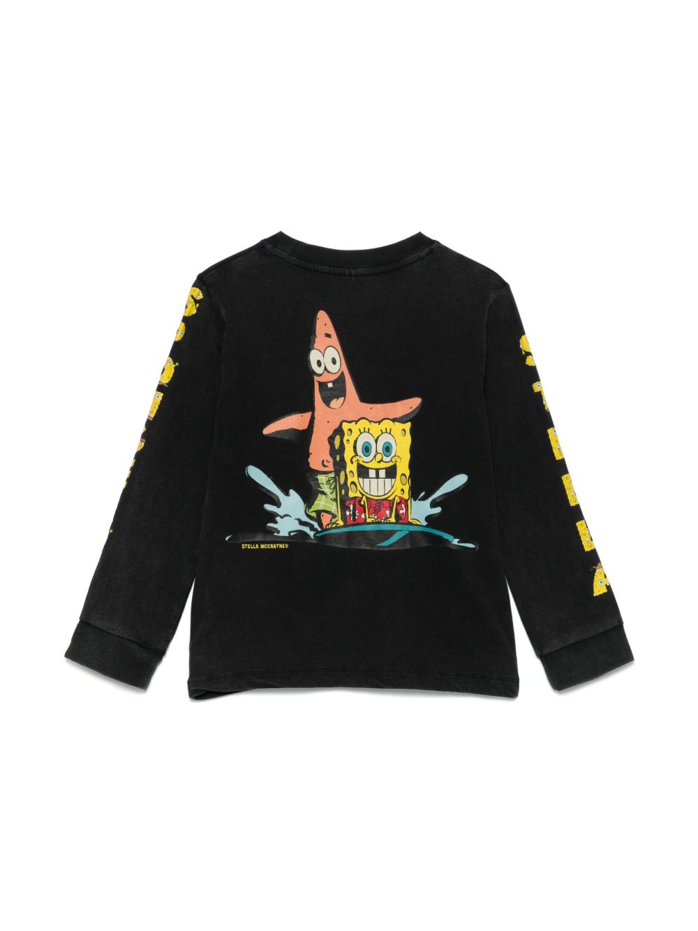 Stella McCartney Kids x SpongeBob T-shirt met print - Zwart