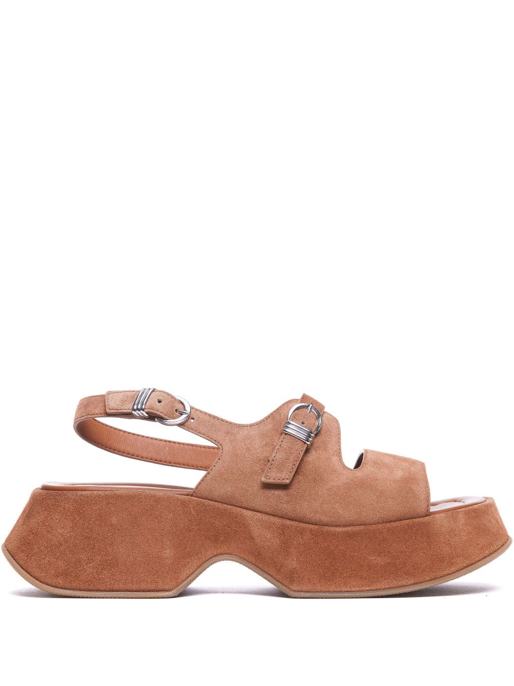 VIC MATIE 60MM SUEDE SANDALS