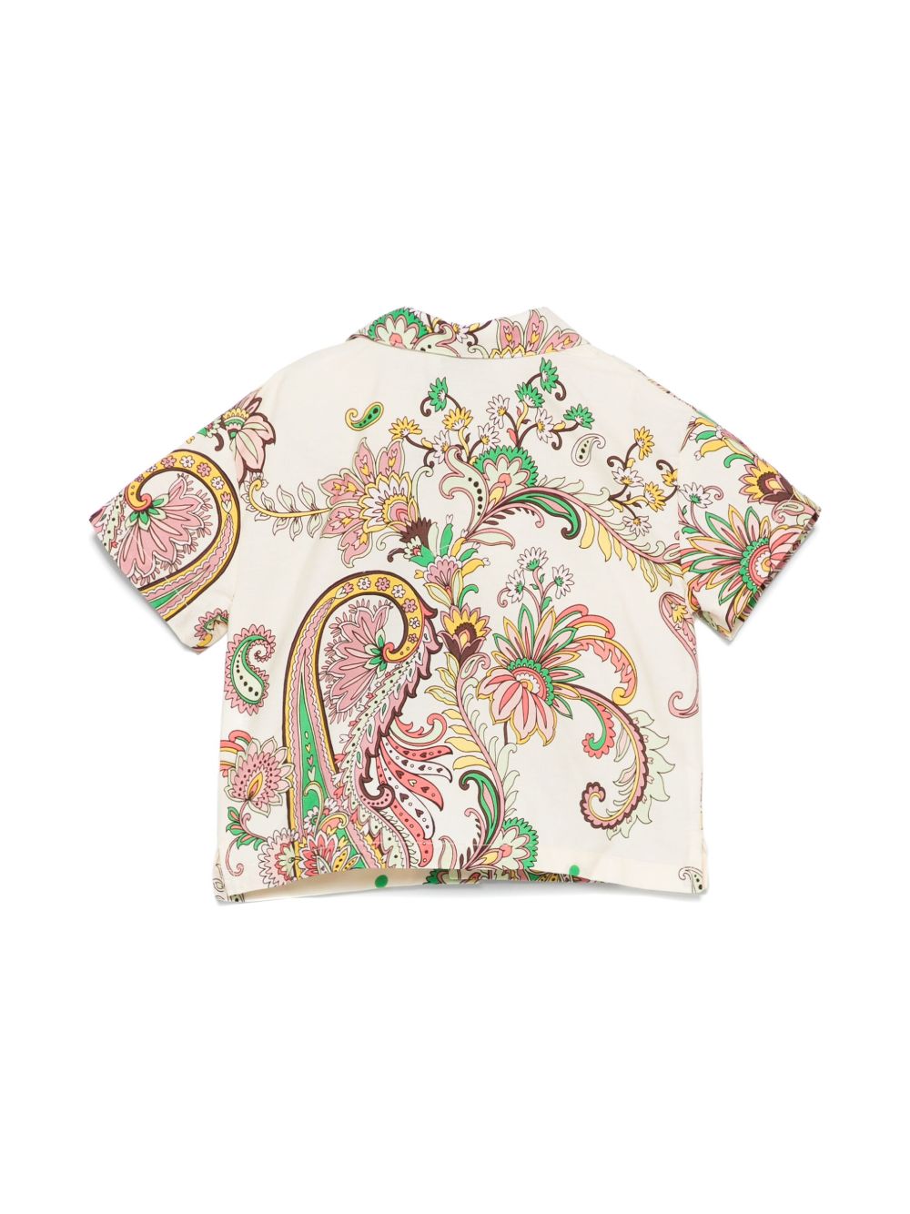 ETRO KIDS Shirt met paisley-print - Beige