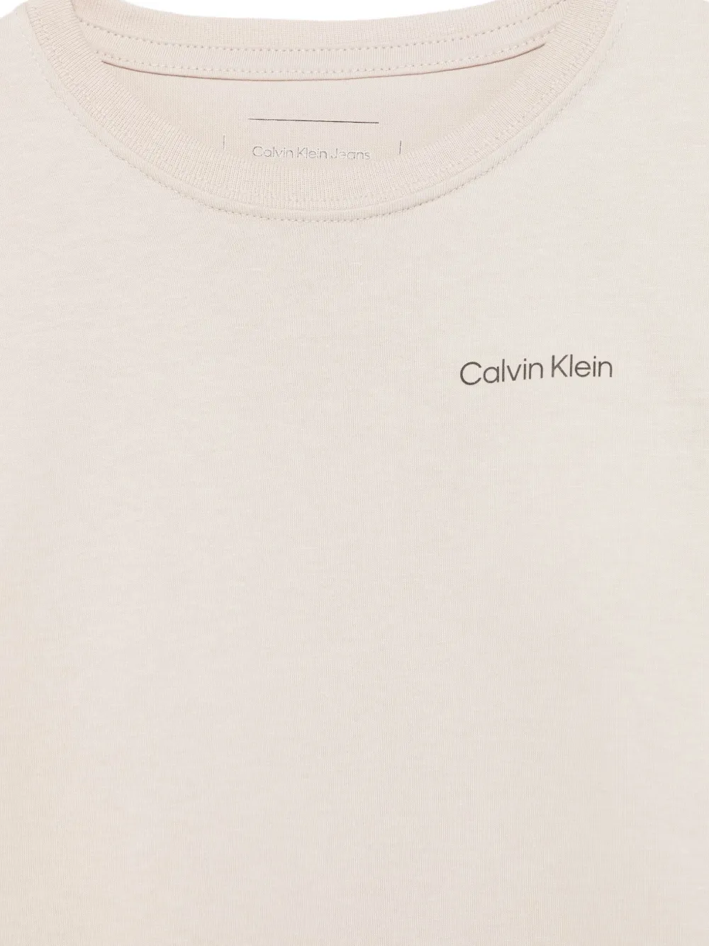 Calvin Klein Kids T-shirt met logoprint Grijs