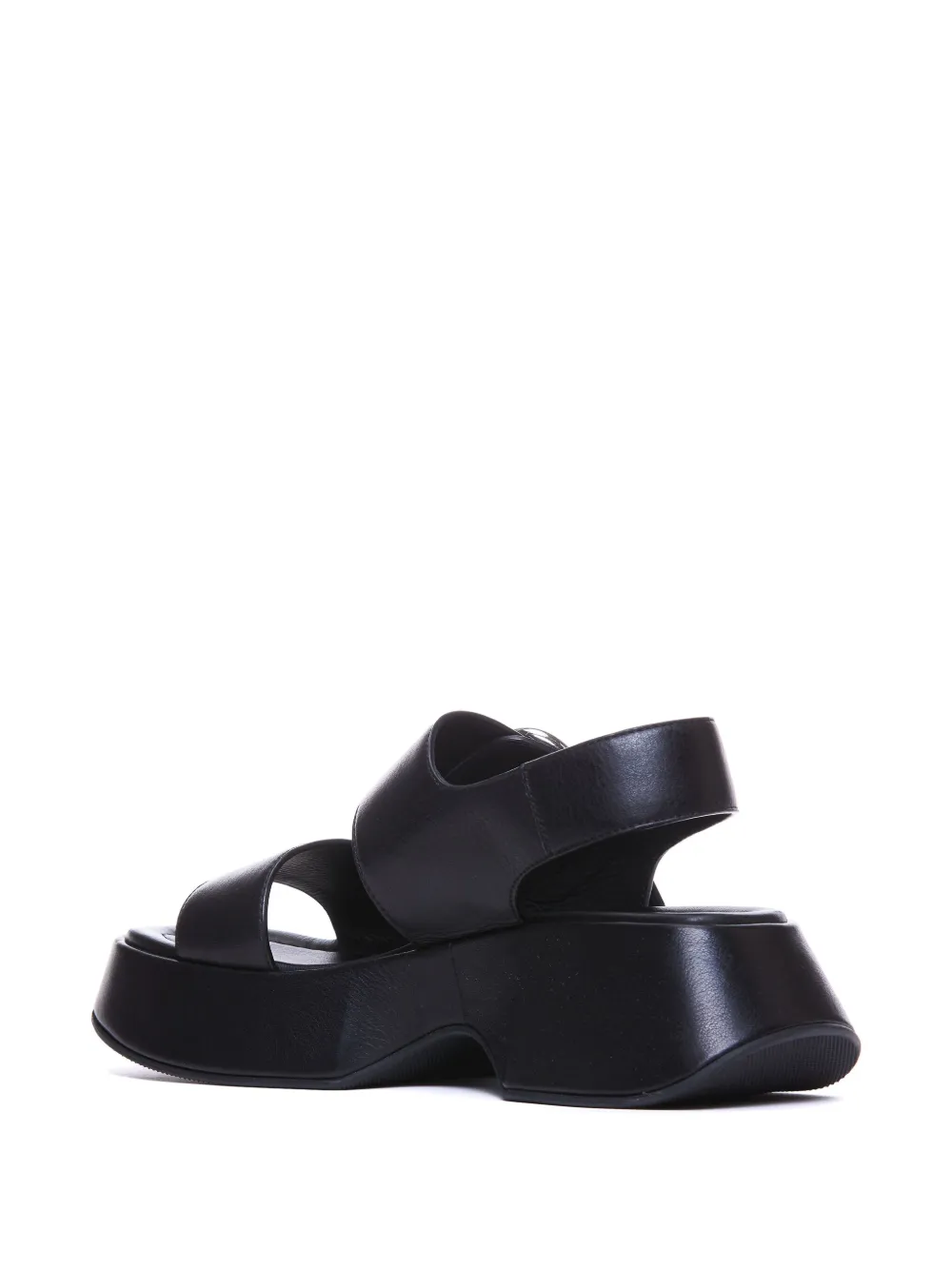 Vic Matie Leren sandalen Zwart