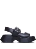 Vic Matie 40mm leather sandals - Black