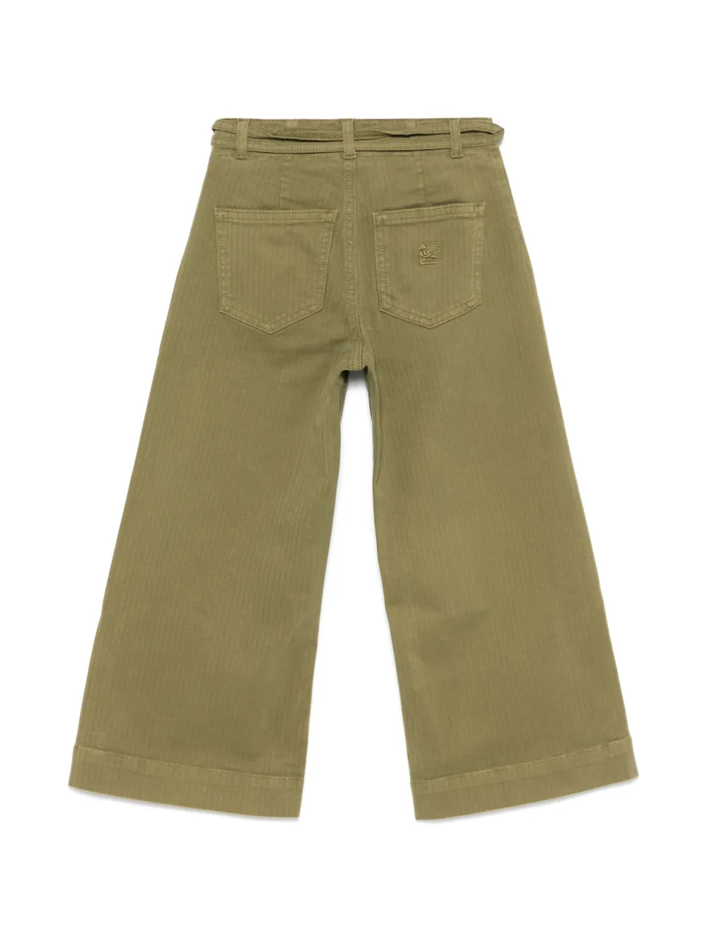 ETRO KIDS Broek met wijde pijpen - Groen