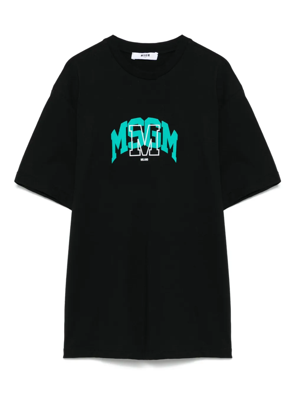 MSGM Kids playera con logo estampado | negro | Image 1