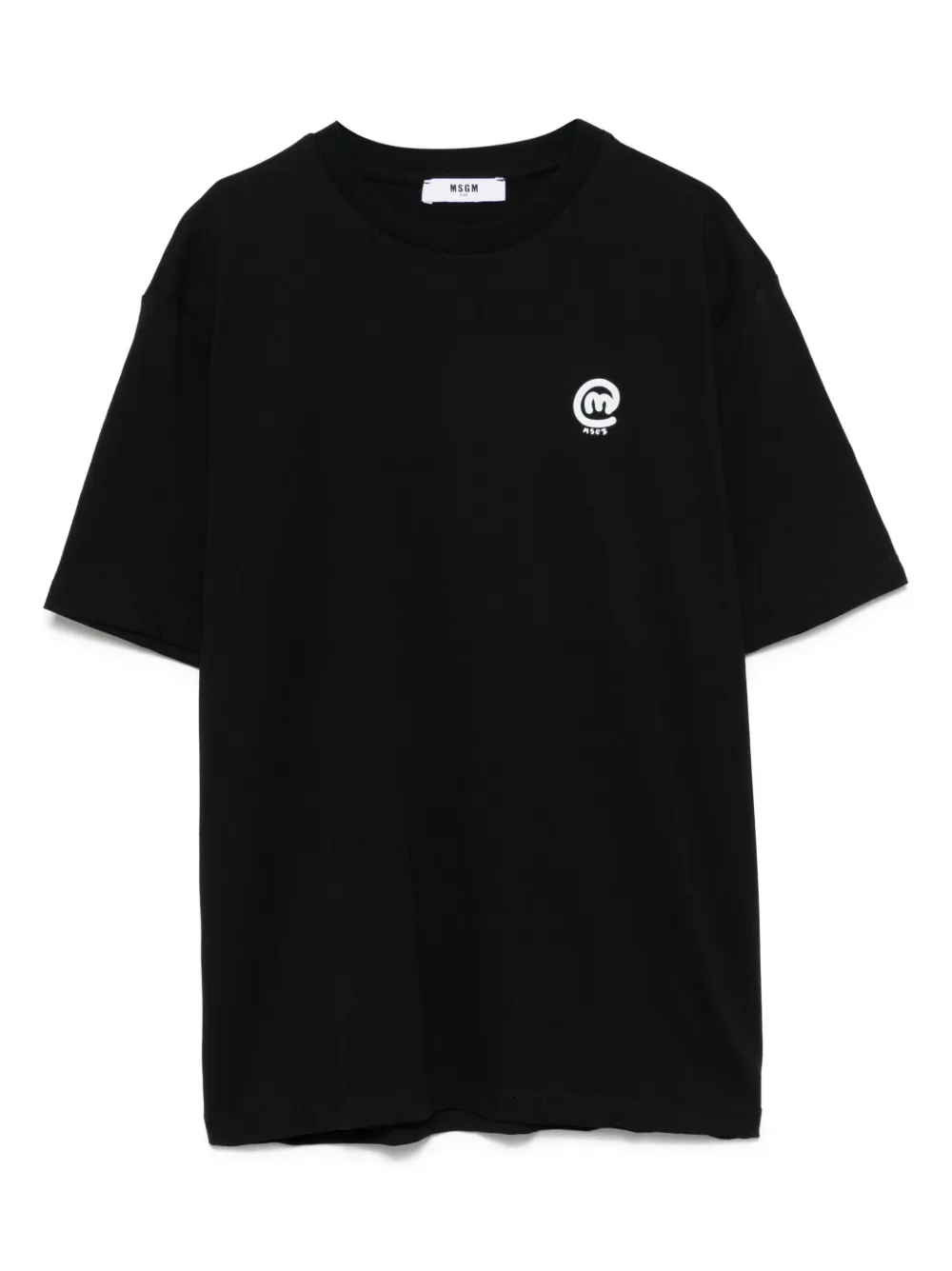 MSGM Kids T-shirt met logoprint Zwart