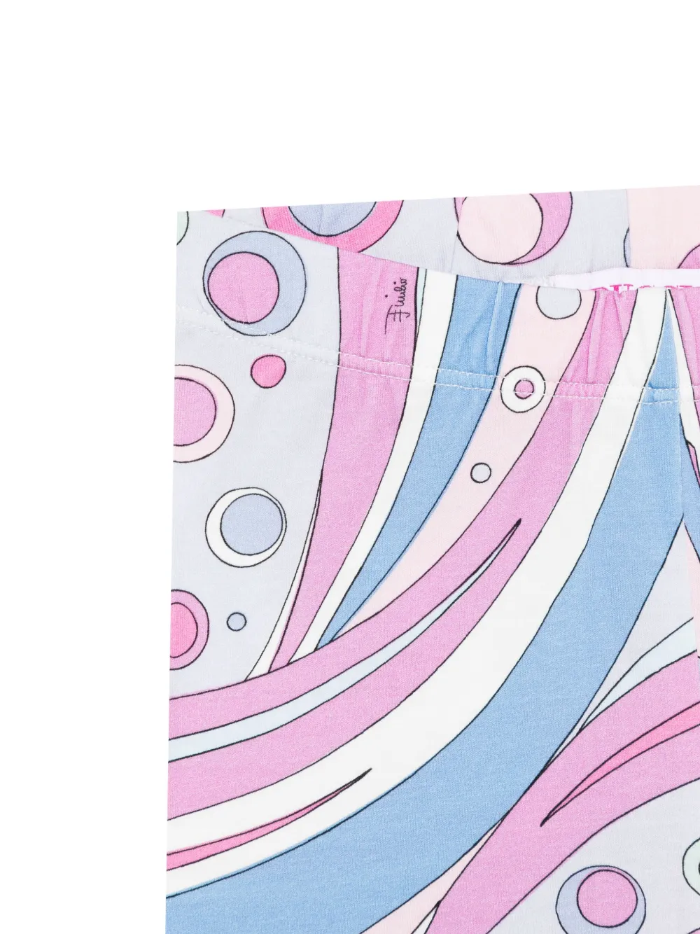 Shop Pucci Junior Printed Shorts In 粉色