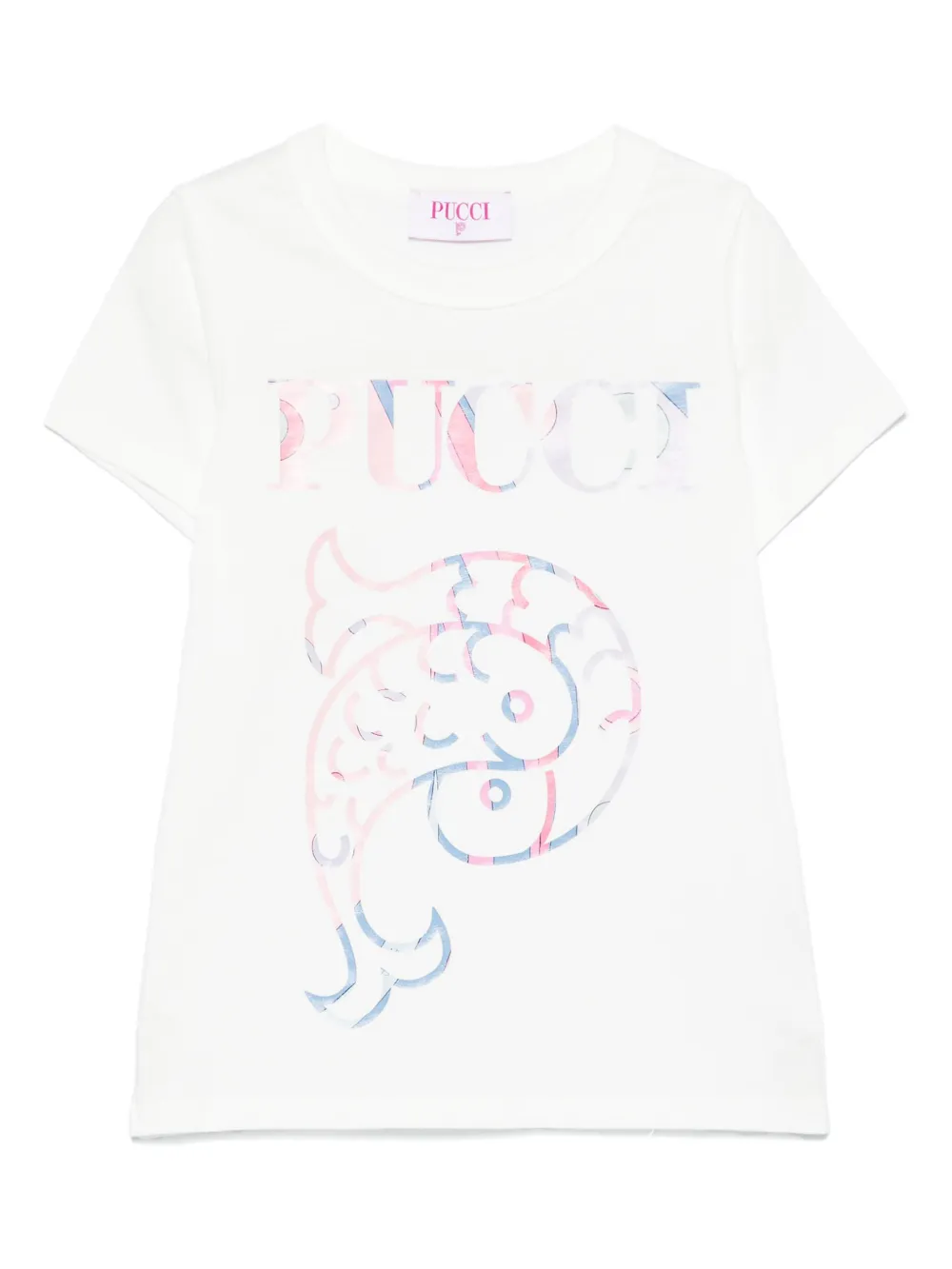 Image 1 of PUCCI Junior Camiseta com estampa de logo