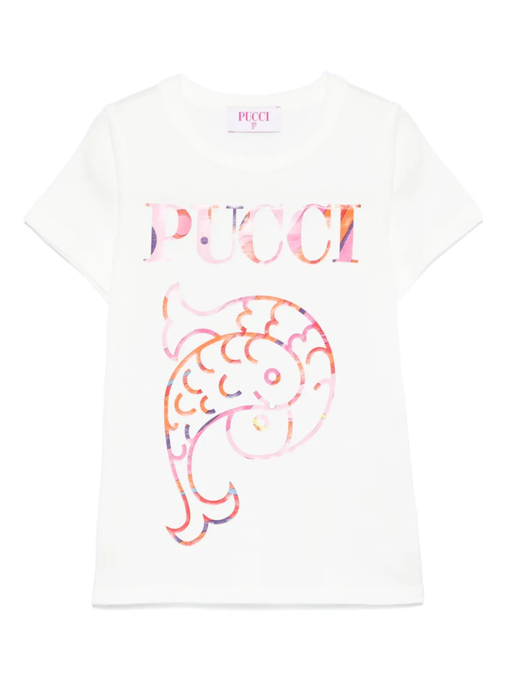 Image 1 of PUCCI Junior Camiseta com estampa de logo