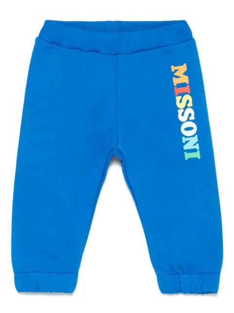 Missoni Kids pants con logo estampado