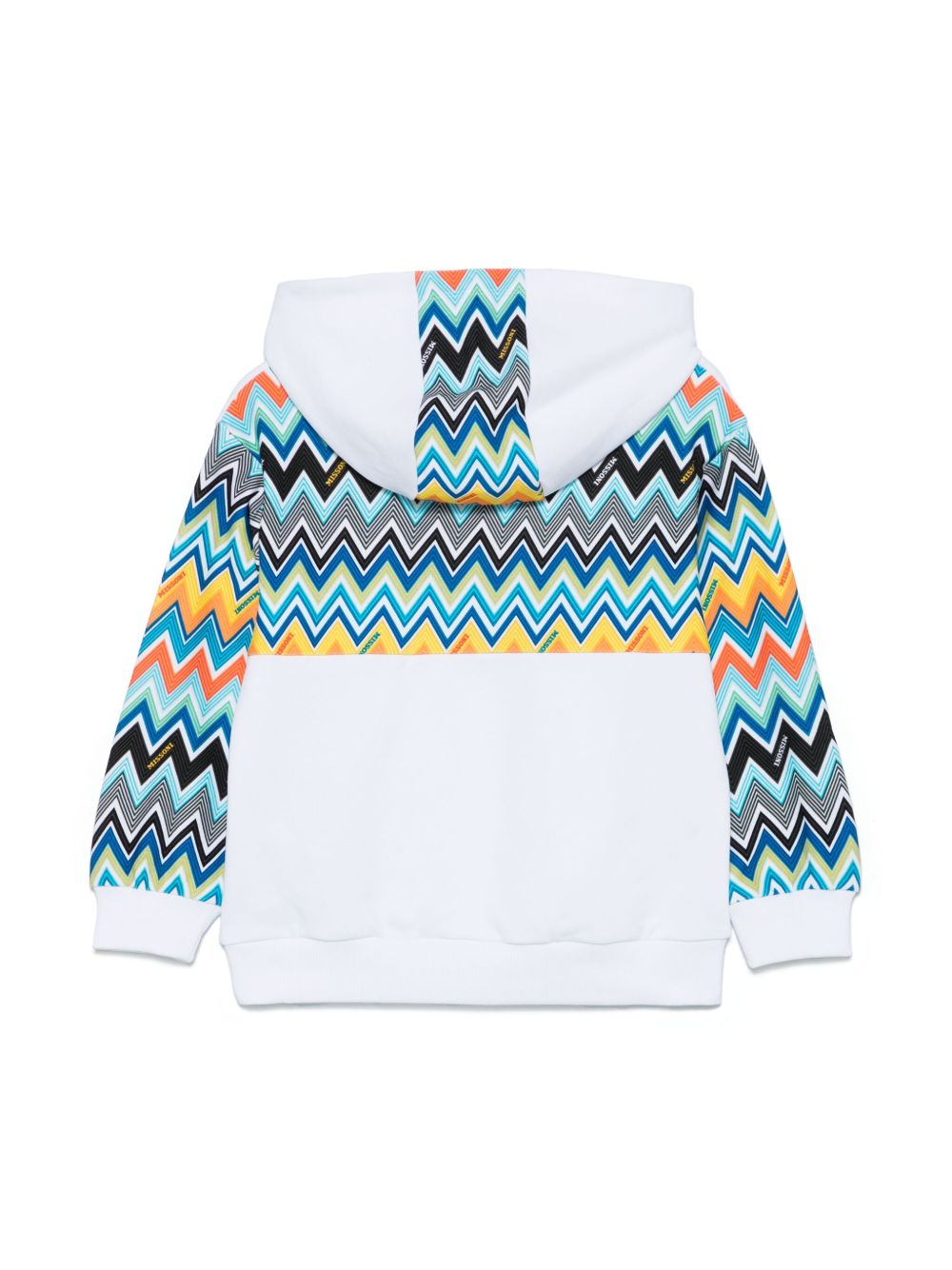 Missoni Kids Hoodie met logoprint - Wit