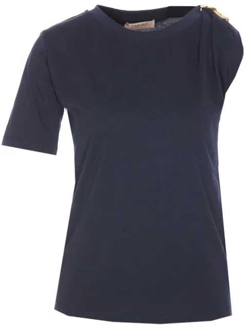 TWINSET playera asimétrica