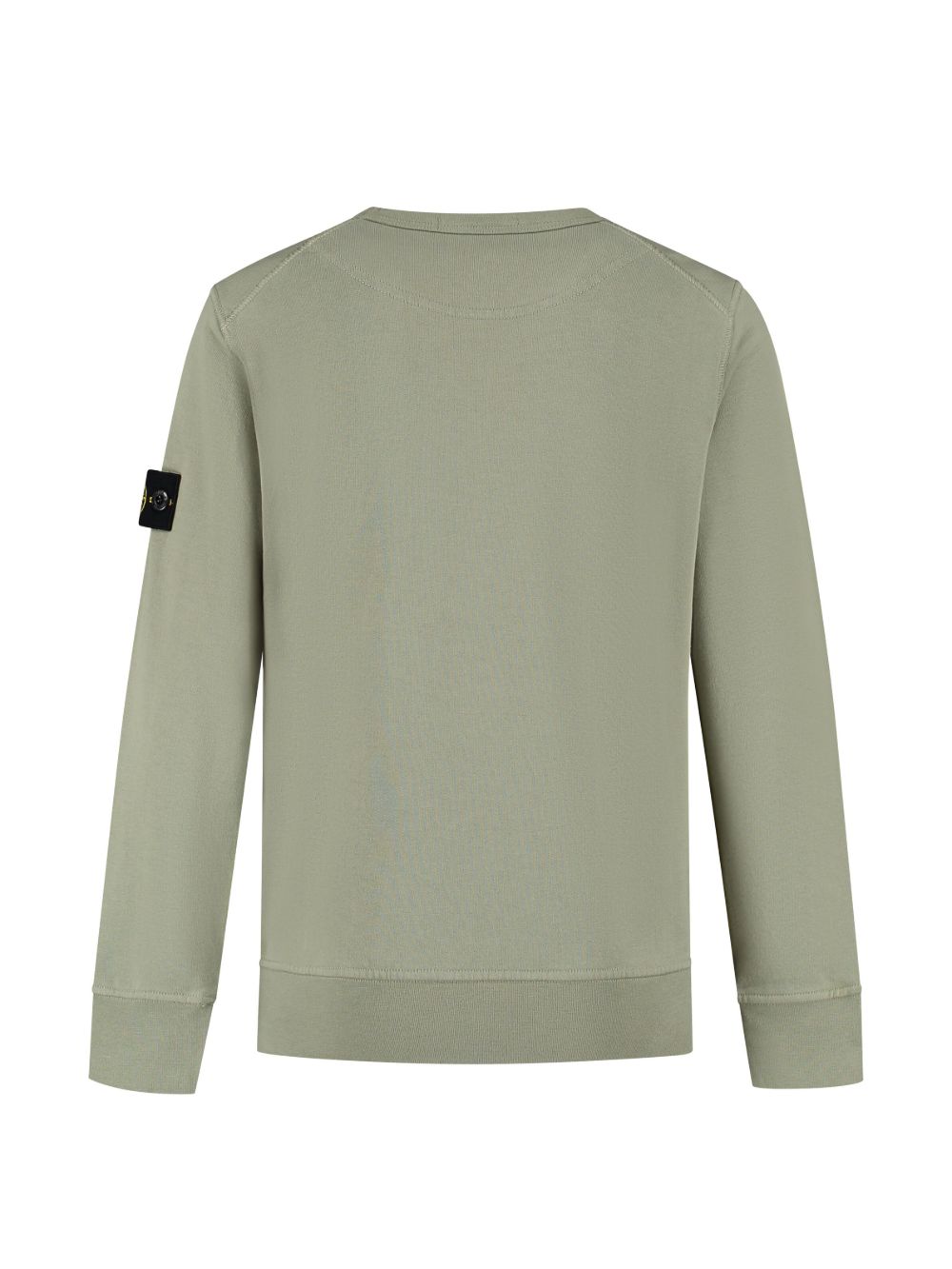 Stone Island Junior Sweater met Compass-logopatch Groen