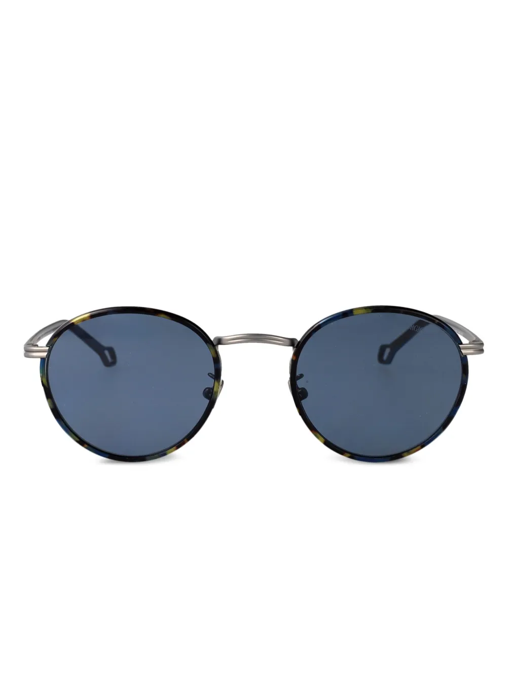 Giorgio Armani Zonnebril met rond montuur Zwart