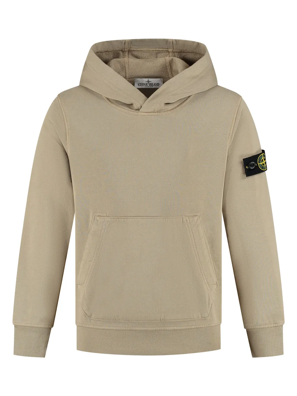 Stone Island Junior hoodie à patch Compass | marron | Image 1