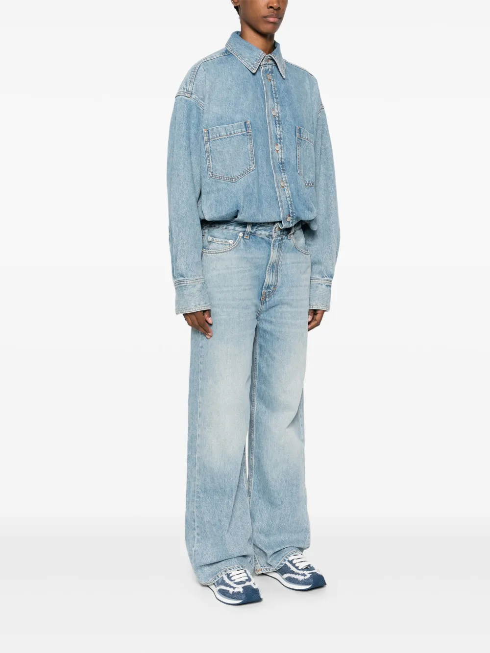 Shop Haikure Tilda Jumpsuit In Blue