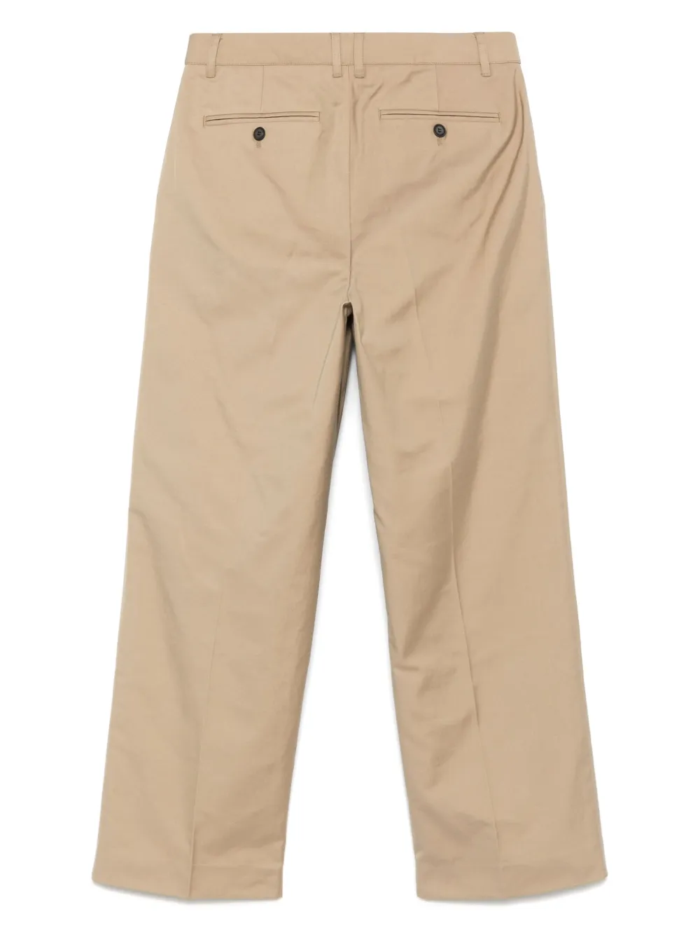 DUNST Chino met wijde pijpen - Beige