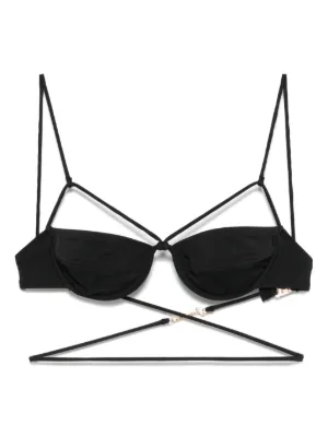 【Jacquemus】Le Haut Sofio ビキニボトム Le Haut Signature bikini top in pink - Jacquemus | Mytheresa