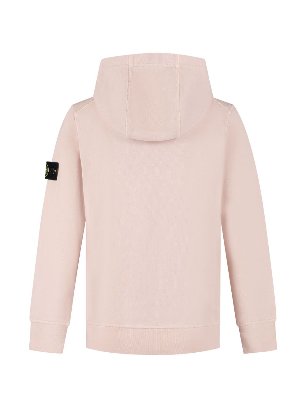 Stone Island Junior compass-badge hoodie - Pink