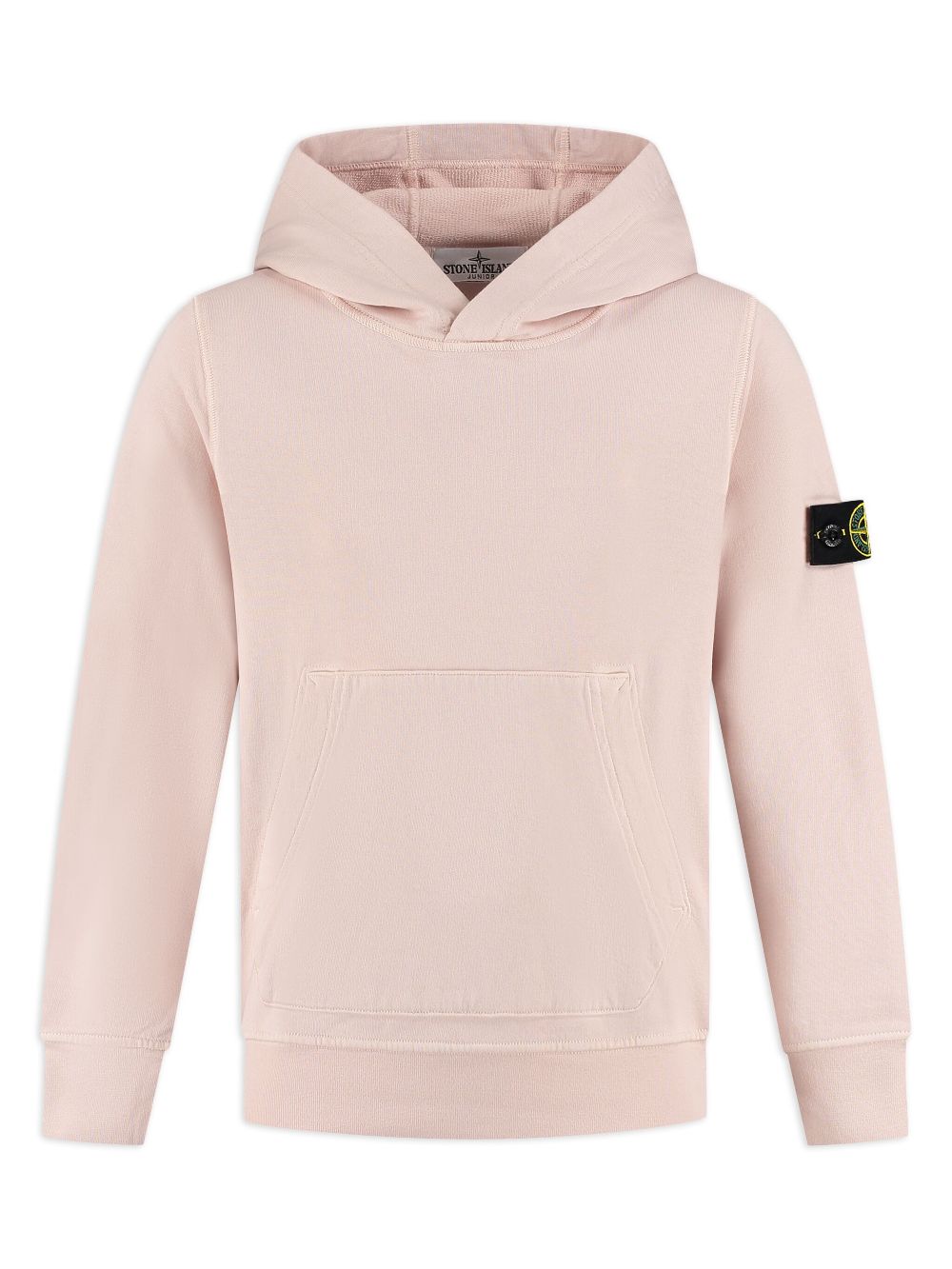 Stone Island Junior compass-badge hoodie - Pink