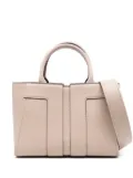 Elisabetta Franchi pebbled-texture tote bag - Neutrals