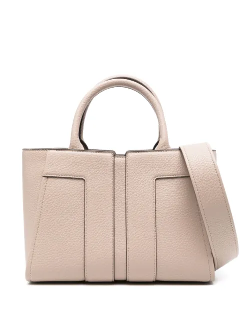 Elisabetta Franchi pebbled-texture tote bag