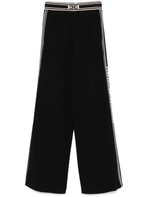 Elisabetta Franchi pantalones con franjas en contraste