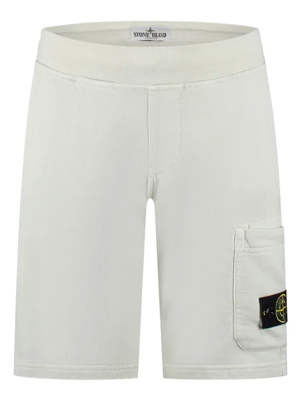 Stone Island Junior コンパスバッジ ショートパンツ | ニュートラル 