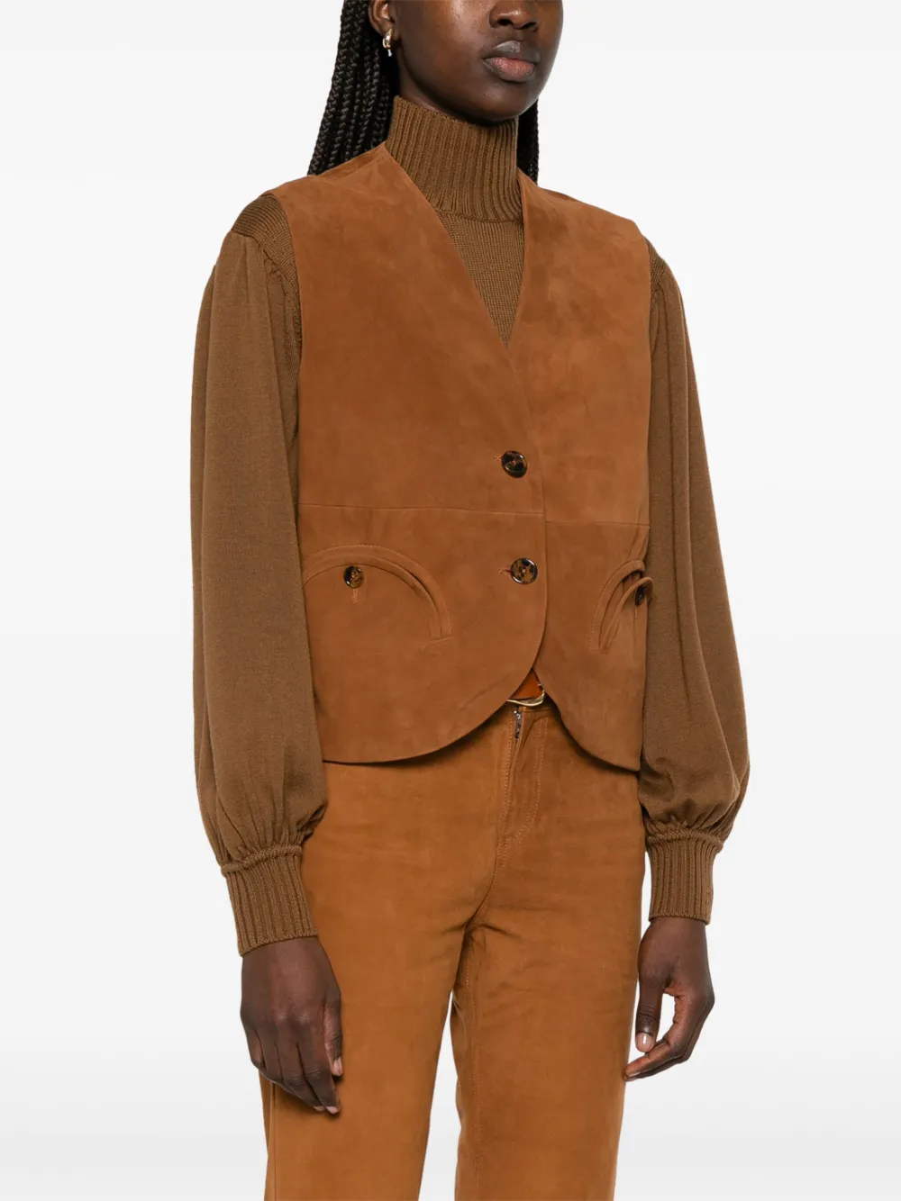 Blazé Milano Gliss gilet Bruin