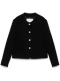DUNST bouclé tweed jacket - Black