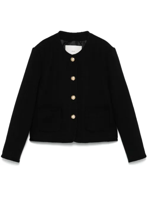 DUNST veste en fil bouclé - Noir - DUNST - Modalova