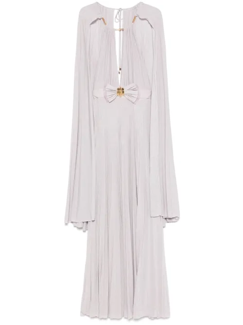 Robe longue à effet métallisé - Elisabetta Franchi - Modalova