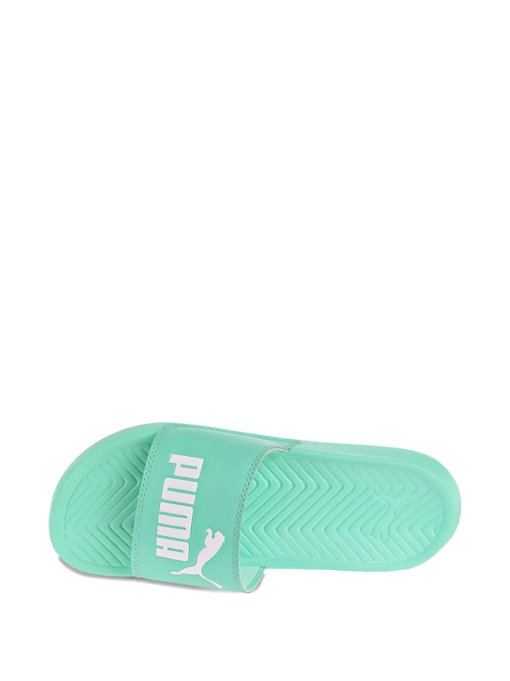 Puma Popcat "biscay Green" Slides In Green