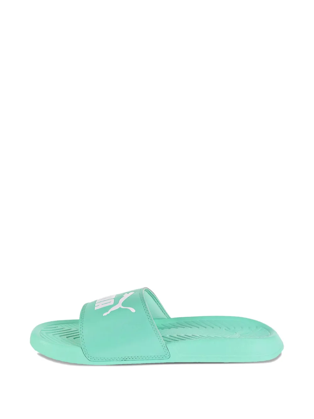 Puma Popcat "biscay Green" Slides In Green