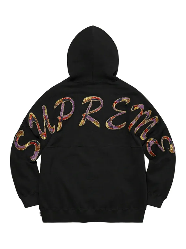 Supreme ビーズ パーカー | ブラック | FARFETCH JP