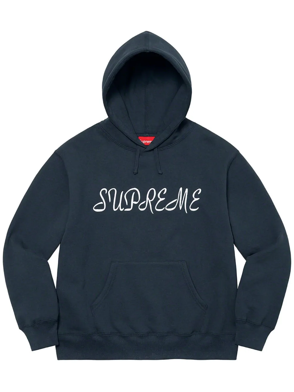 Supreme Script hoodie Blauw