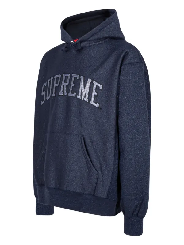 Supreme ネイビージャンパー フード付き Supreme Metallic Arc 