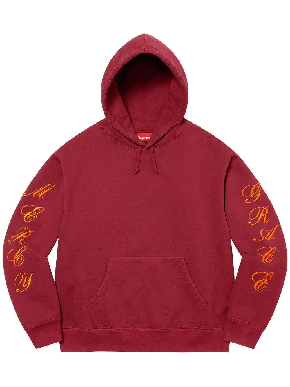 Supreme Patches Spiral hoodie Rood