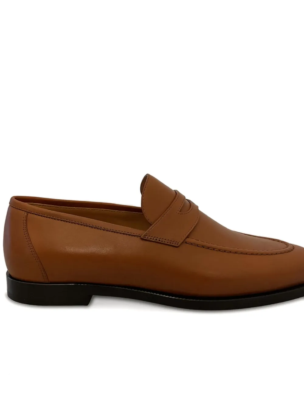 Loro Piana Sergio penny leather loafers Brown