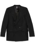 Sunflower double-breasted blazer - Black