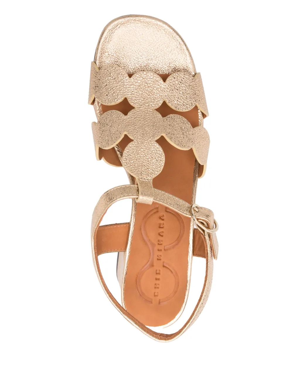 Chie Mihara 60mm Laiza sandals Gold