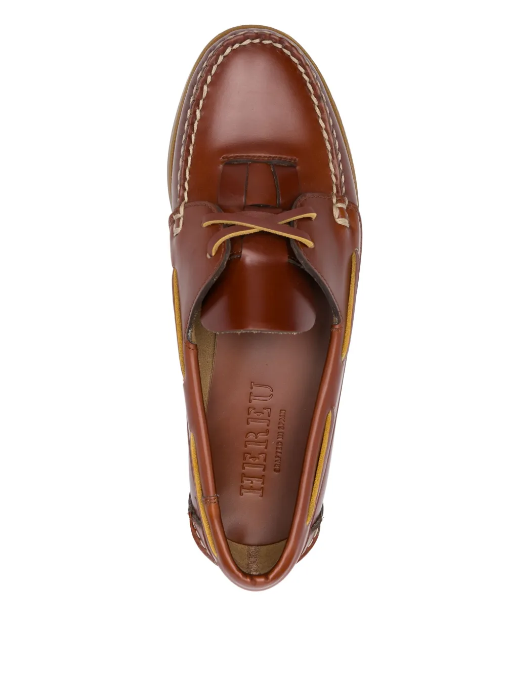 Hereu leather loafers Brown